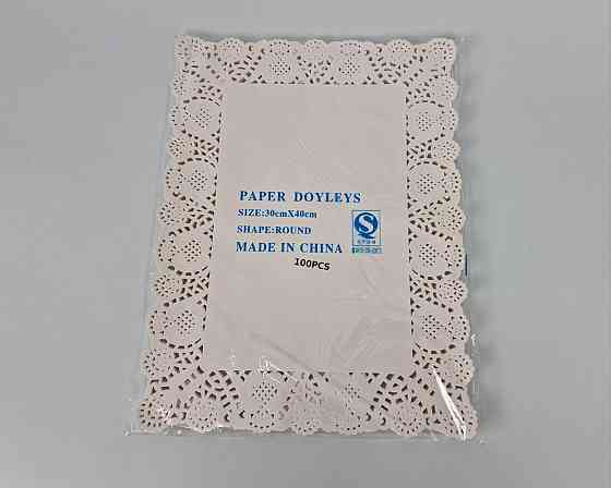 Салфетки ажурные  прямоугольные 30х40 (100шт) Бежевый (1 пачка) Харьков