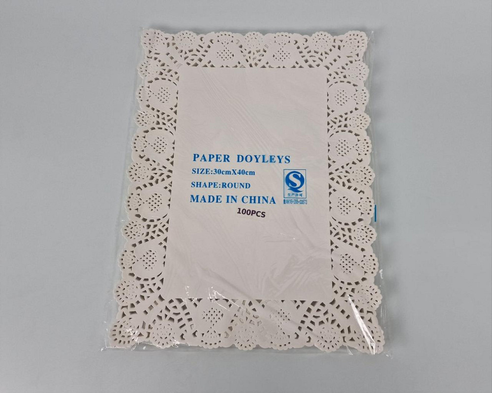 Салфетки ажурные  прямоугольные 30х40 (100шт) Бежевый (1 пачка) Харьков - изображение 1