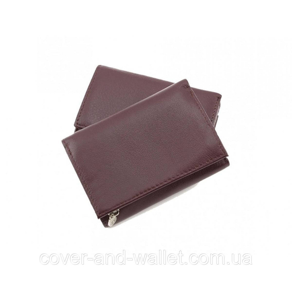 Компактний жіночий гаманець на магнітах у три складання Marco Coverna MC-1419 Коричневий Київ - фото 8