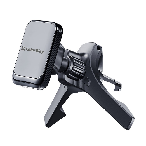Тримач автомобільний для мобільного Air Vent-6 ColorWay CW-CHM16-GR магнітний сірий Житомир - изображение 1