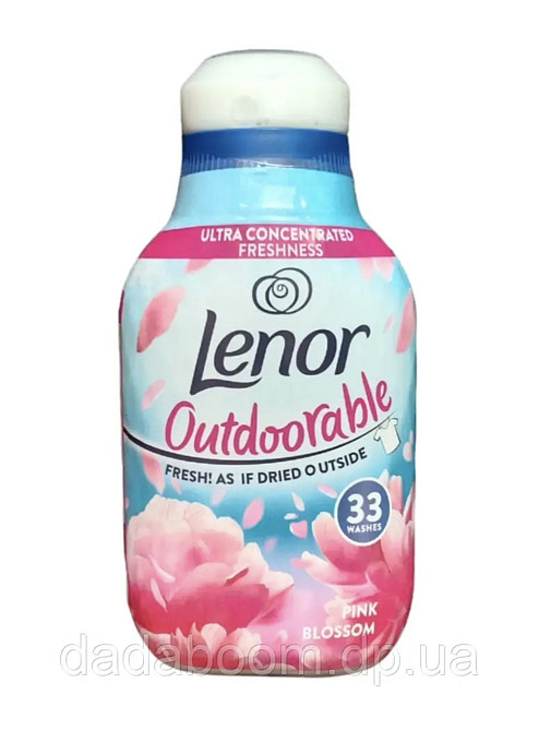 Ополіскувач для білизни Lenor Fresh Air Effect Pink Blossom 462 мл Виноградов - изображение 1
