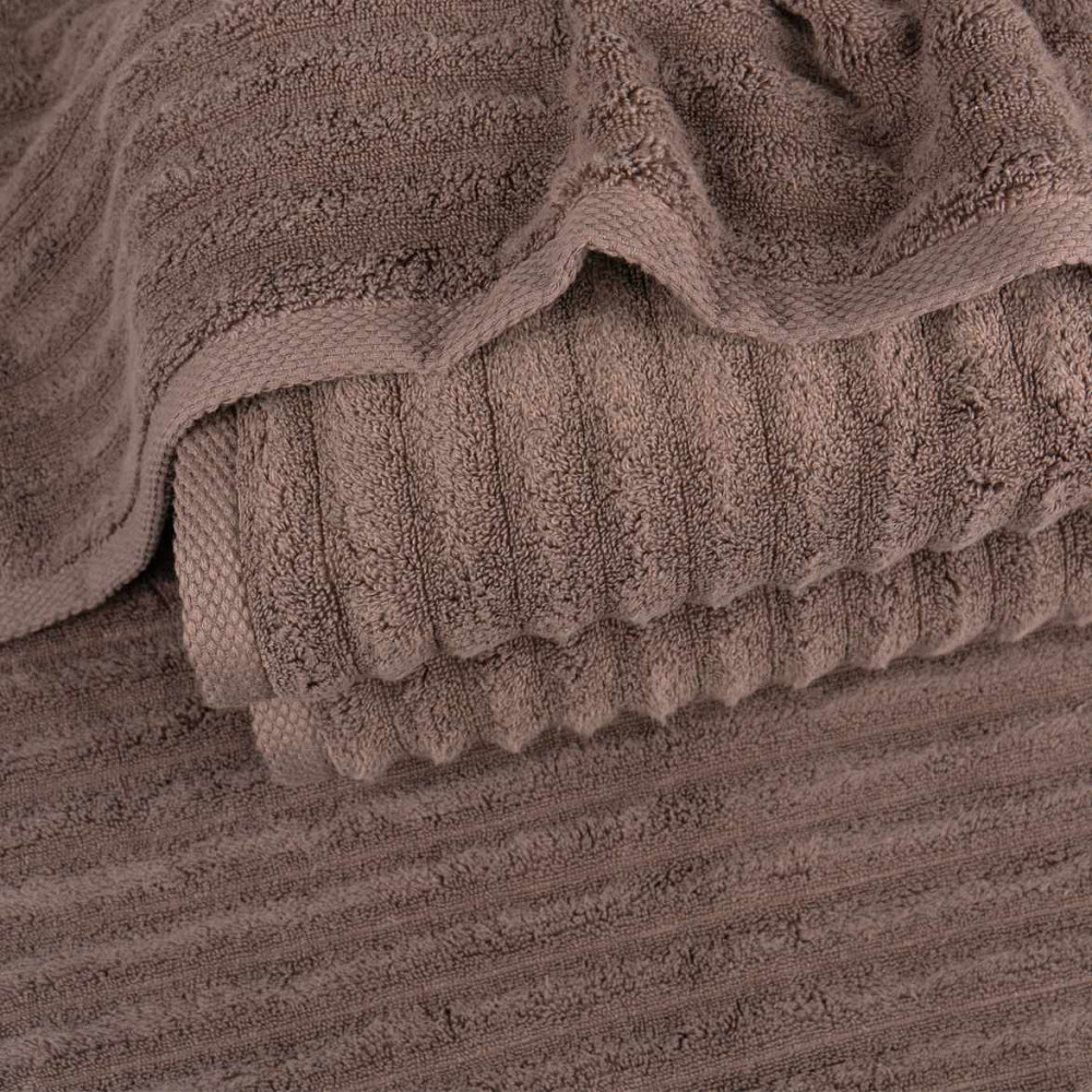 Рушник махровий GM Textile 50x90см Преміум якості Зеро Твіст 550г/м2 (Шоколад) Суми - фото 4