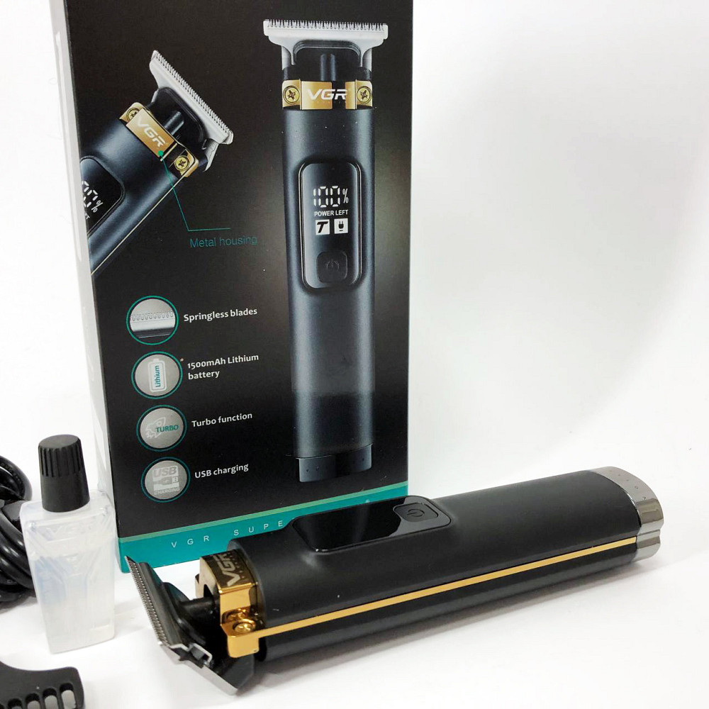 Многофункциональная аккумуляторная машинка для стрижки, Профессиональный беспроводной триммер MS-22 Львов - изображение 9