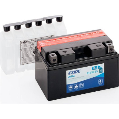Акумулятор автомобільний EXIDE AGM 8,6Ah (+/-) (145EN) (ETZ10-BS) Вінниця - фото 1