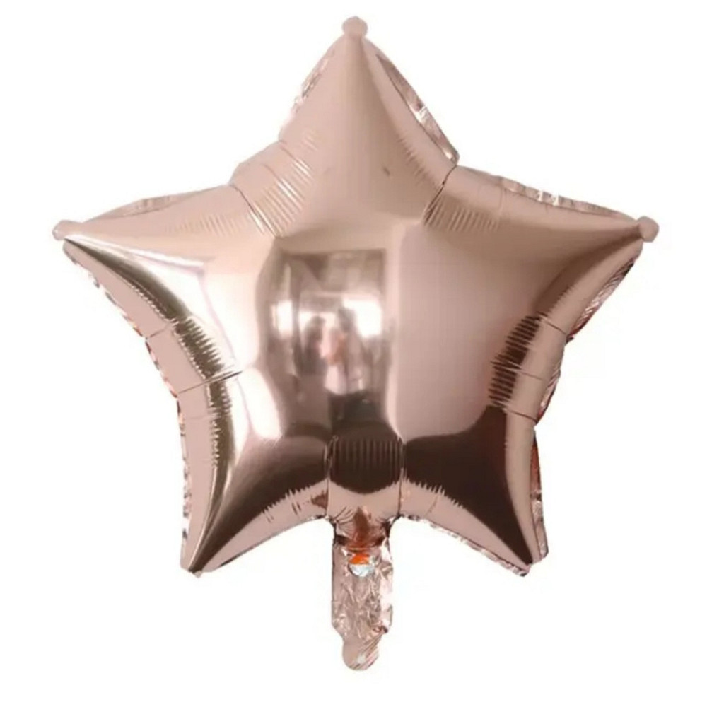 Зірка 18" 44 см рожеве золото металік Київ - фото 1