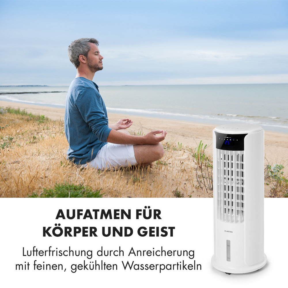 Skyscraper Horizon Air Cooler Fan Humidifier 60 W 486 m3/h 3.5L Tank White (Німеччина, читати опис) Рівне - фото 7