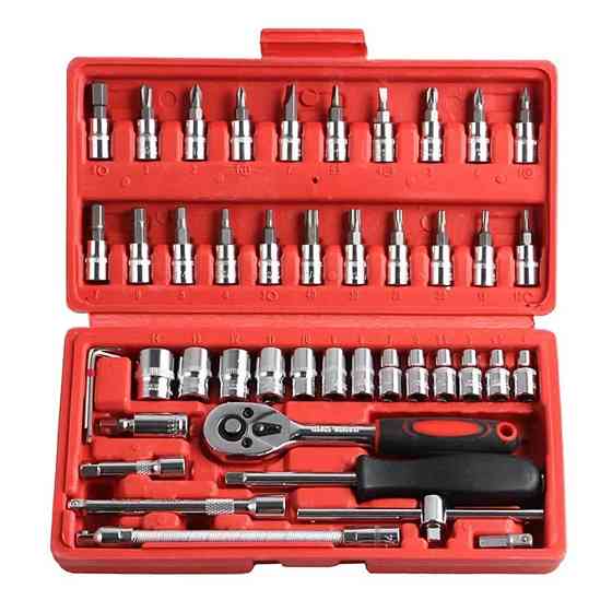 Набір інструментів 46 предметів PIECE TOOL SET SBR Київ