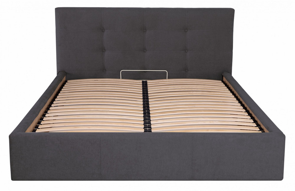 Ліжко Manchester Comfort 120 х 190 см Місті Dark Grey З підйомним механізмом та нішою для білизни Темно-сірий Дніпро - фото 10
