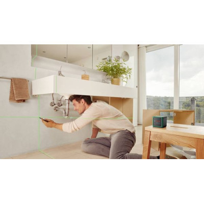 Лазерний нівелір Bosch Quigo Green, до 12м, 0.6мм/м, 1.098кг (0.603.663.C04) Вінниця - фото 3