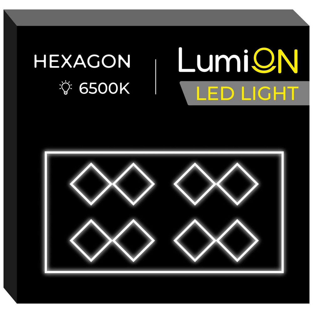 Світильник світлодіодний квадратний LumiOn L0-6, 485 x 244 см Київ - фото 1
