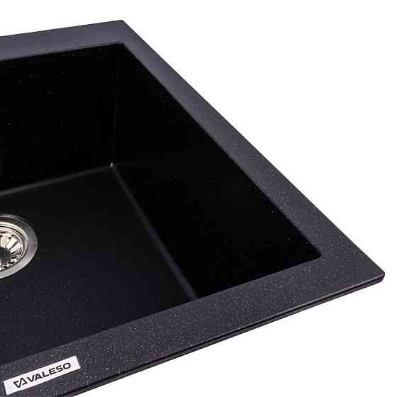 VALESO Гранітна мийка VALESO GALAX 5050 матова Чорний металік Киев
