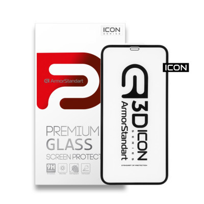 Скло захисне Armorstandart Icon 3D для Apple iPhone 11 Pro Black (ARM55720-GI3D-BK) Вінниця - фото 1