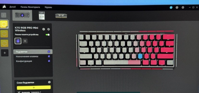 Бездротова Клавіатура Corsair K70 Pro Mini (Маханіка) Київ - фото 4