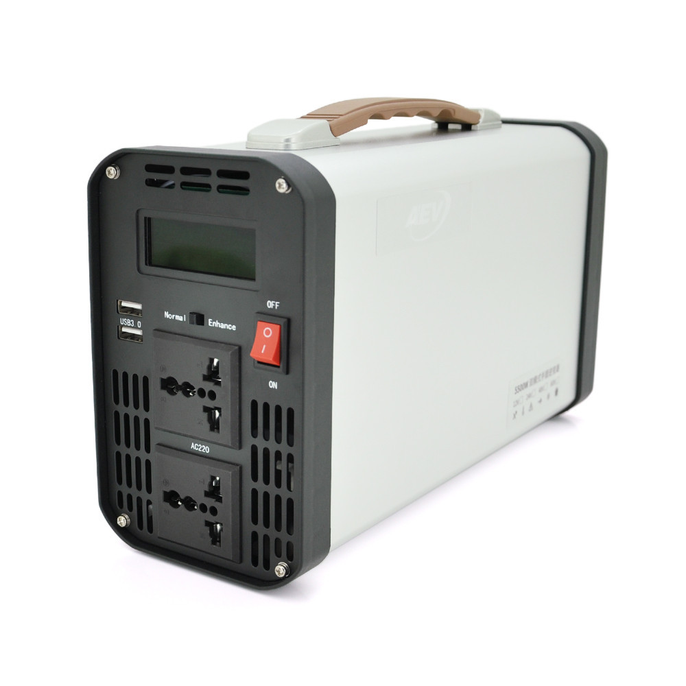 Инвертор напряжения AEV6500W, 3000W, 12/220V с аппроксимированной синусоидой, 2 универсальных розетки, 2*USB (DC:5V/2.4A), Киев - изображение 1