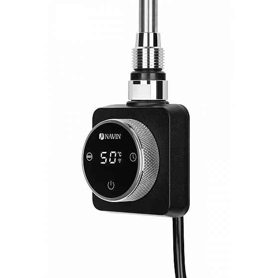 ТЕН для рушникосушарки NAVIN Accorto 300W з тижневим програматором WIFI, чорний Київ