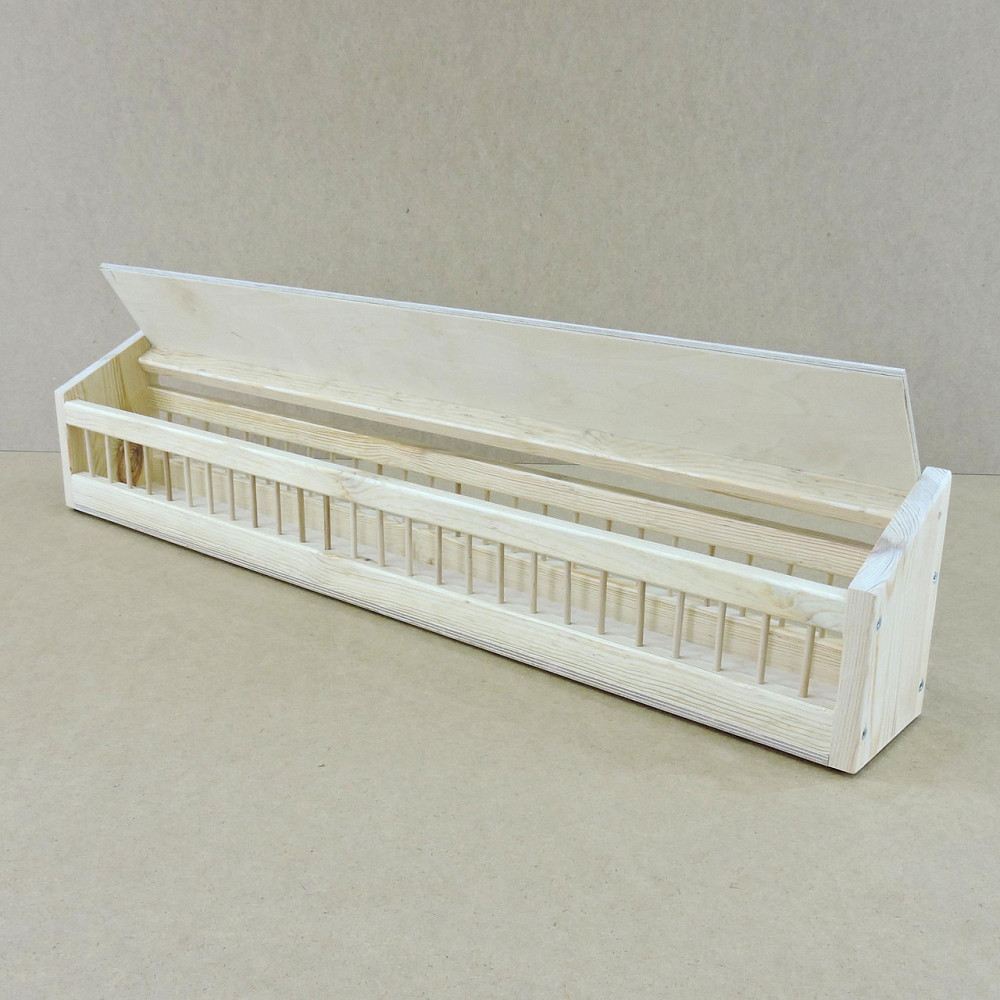 Дерев'яна годівниця для голубів "Лагор 80" без покриття Миколаїв - фото 2