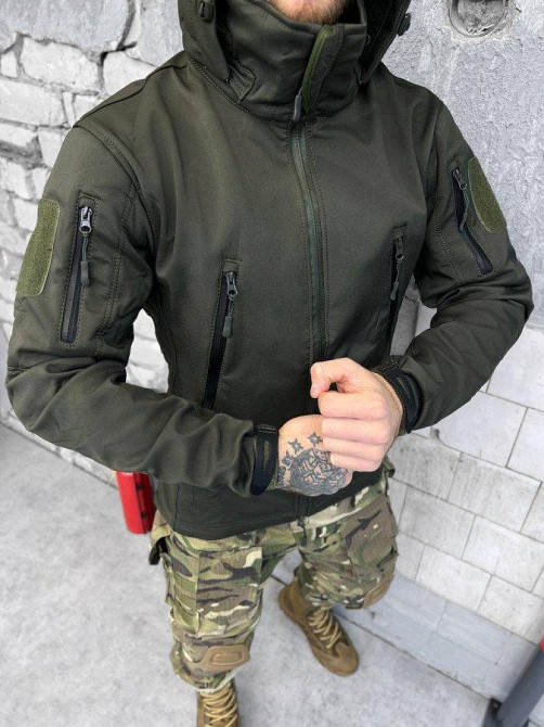Чоловіча тактична куртка софтшел Kord міцна XXL Одеса - фото 11