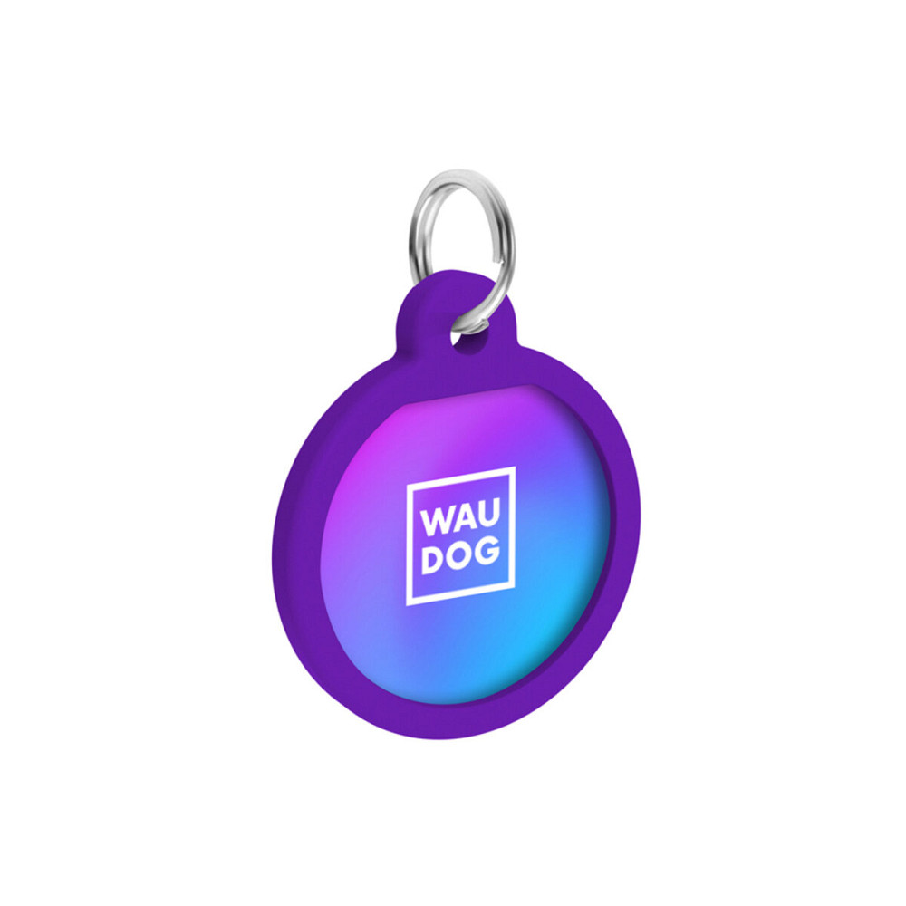 Адресник для собак и кошек металлический WAUDOG Smart ID с QR паспортом, рисунок 