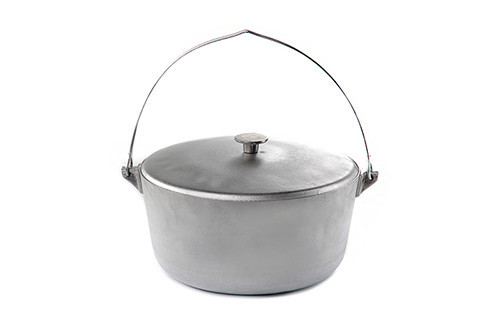 Алюмінієвий котел СИЛА 6 л з кришкою та ручкою, діаметр 265 мм — легкий і міцний для туризму Харків - фото 1