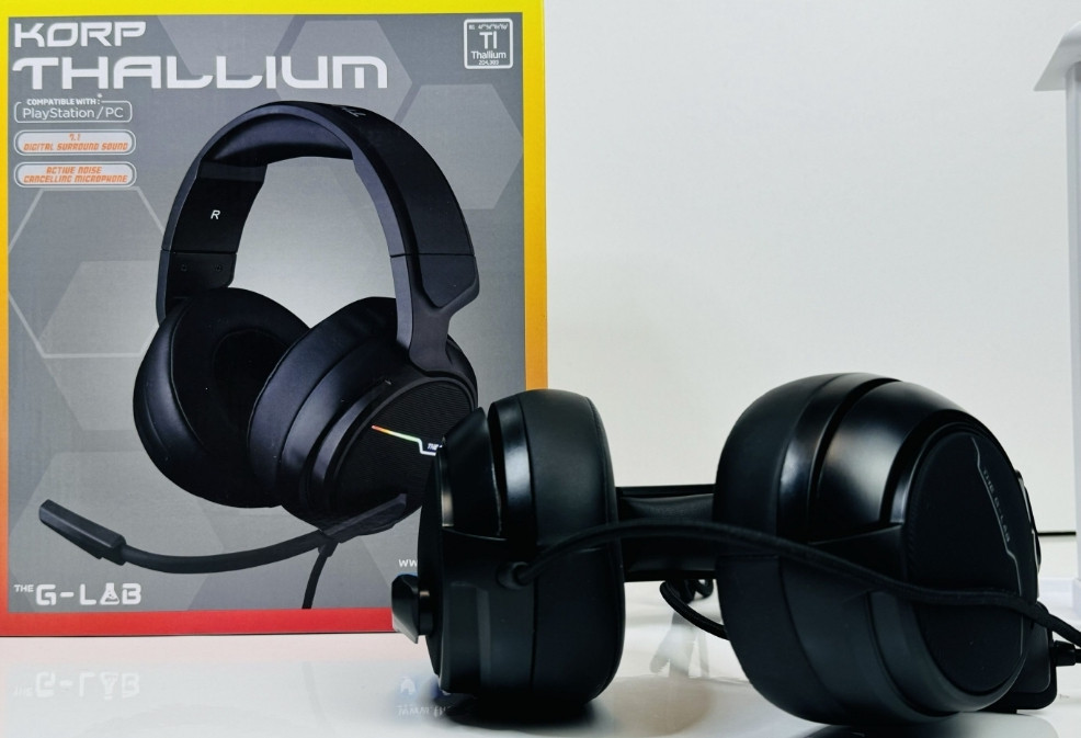 Ігрові навушники гарнітура the G-LAB Korp Thallium(playStation/pc) Київ - фото 6