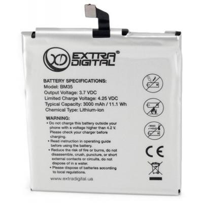 Акумуляторна батарея Extradigital Xiaomi Mi 4c (BM35) 3000 mAh (BMX6443) Вінниця - фото 2