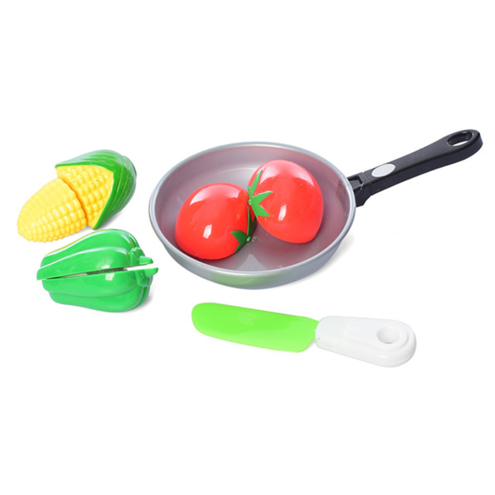 Ігровий набір Продукти на липучці 4013D-2 кукурудза, перець, помідор Вінниця - фото 1