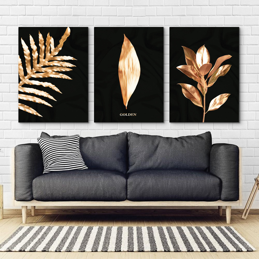 Модульна картина Абстракція Золото Art-17_B3 Київ - фото 2