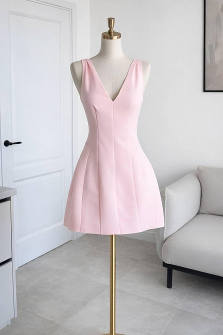 Женское базовое мини платье костюмка + подкладка софт Одесса - изображение 4