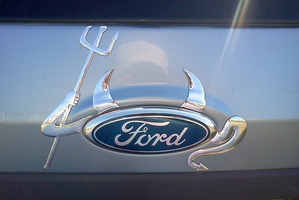 Наклейка опукла на авто Чертик . Тюнінг а Київ - фото 5