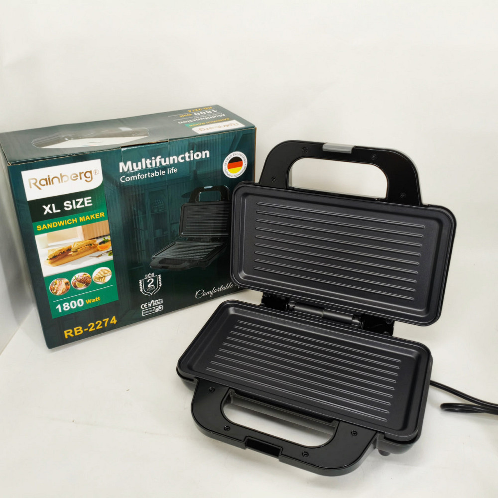 Гриль для приготування різних страв, Універсальний гриль для їжі, Бутербродниця побутова YE-25 Львів - фото 4