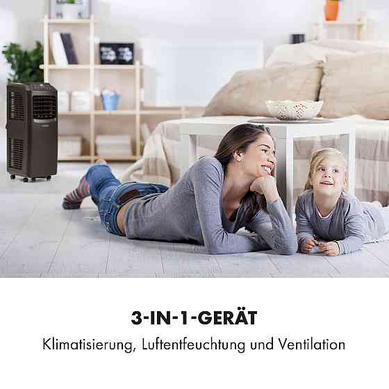 Pure Blizzard 3 2G Мобильный кондиционер 7000 BTU/2,1 кВт Пульт дистанционного управления Черный Черный Ровно