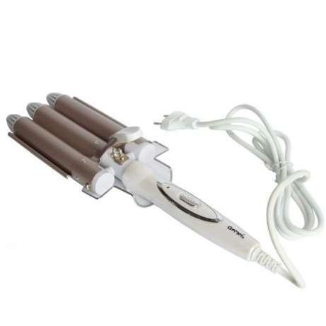 Потрійна плойка (щипці для волосся) керамічне покриття Gemei GM 1988 Вінниця - фото 2