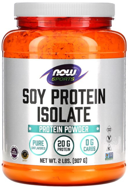 Изолят соевого протеина Now Foods Soy Protein Isolate Sports 907 г Без вкуса Киев - изображение 1