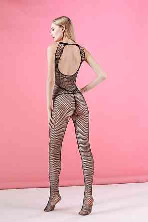 Эротический бодистокинг кружевной из сетки, женское секси белье,универсальный размер рост:145–185 см, One Size черный,70135 Каменец-Подольский