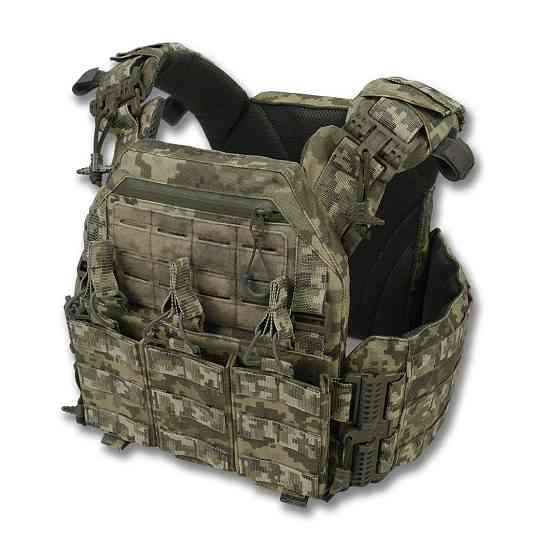Чоловіча плитоноска піксель тактична плитоноска з швидким скиданням розвантажувальний жилет для зсу   WAR Львів