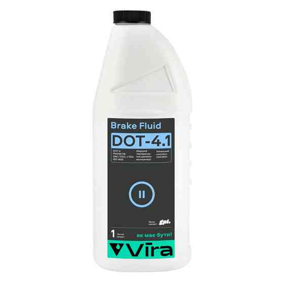 Тормозная жидкость Vira Brake Fluid DOT 4.1, 1л Львов