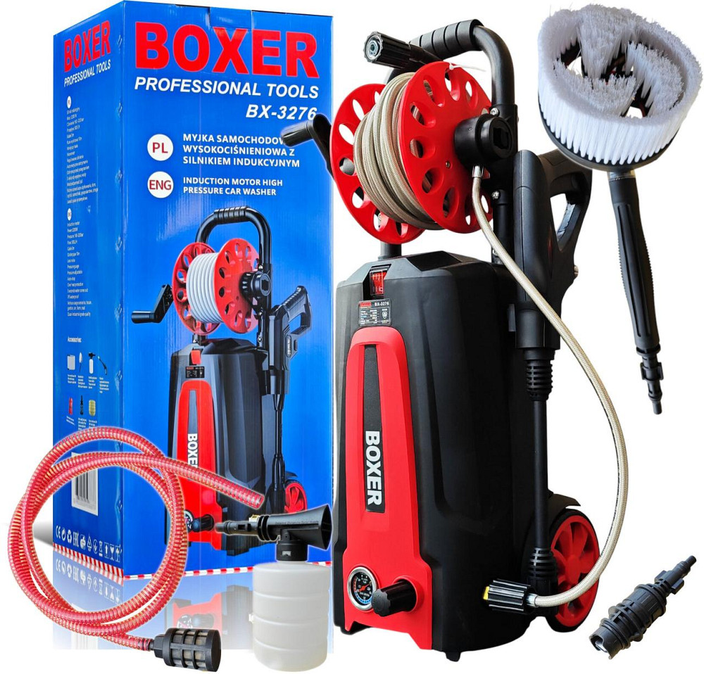 BX-3276 Миття високого тиску 160-220 Бар 2200 Вт з трубкою, насадками та автовідключенням Одеса - фото 2