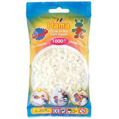 Набір для творчості Hama зелених сяючих намистин Midi 1000 шт (207-55) Вінниця