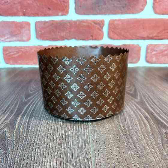 Форма для пасок 300–350 г d110×h85 «Італійські» — паперові форми для випікання, 50 шт Харків