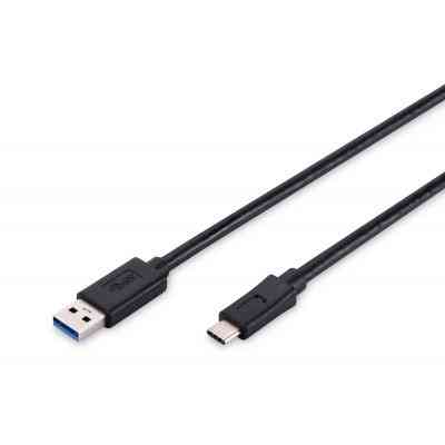 Дата кабель USB 3.0 Type-C to AM 1.0m Digitus (AK-300136-010-S) Винница