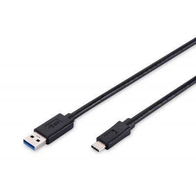 Дата кабель USB 3.0 Type-C to AM 1.0m Digitus (AK-300136-010-S) Винница - изображение 1