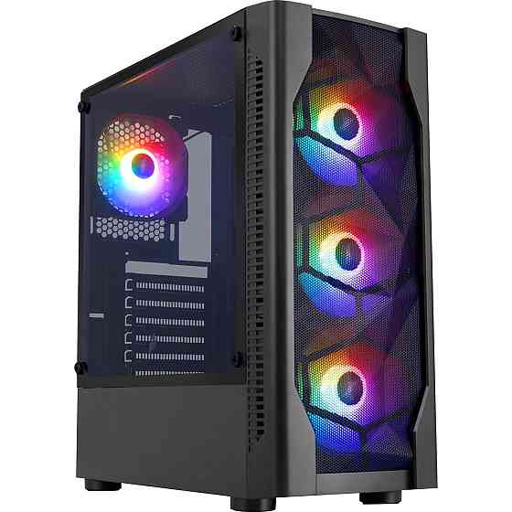 Корпус 1stPlayer D4-BK-4F1 Black без БЖ ( Black ) Харків