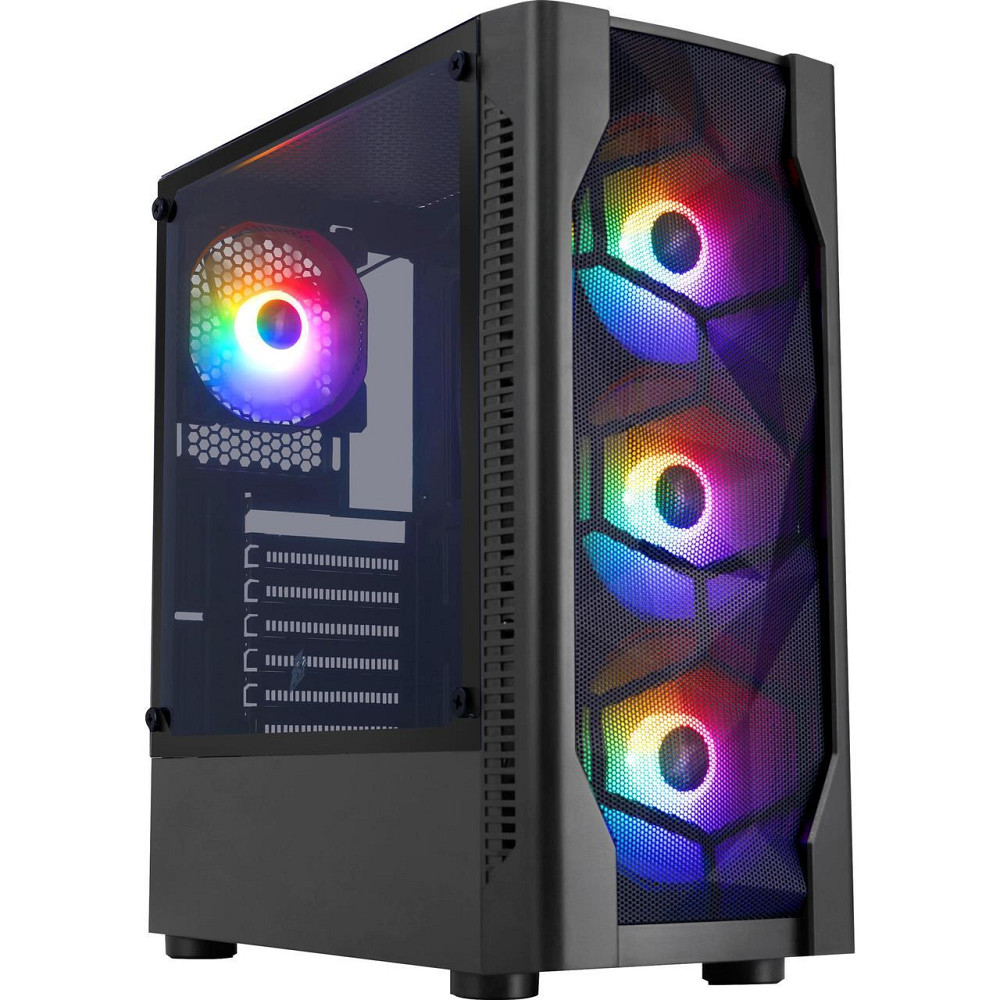 Корпус 1stPlayer D4-BK-4F1 Black без БЖ ( Black ) Харьков - изображение 1