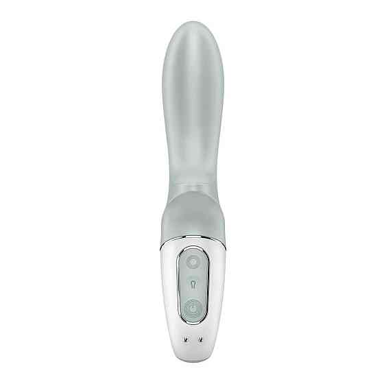 Анальний надувний вібратор Satisfyer Air Pump Booty 3, гнучкий стовбур Sex Aura Київ