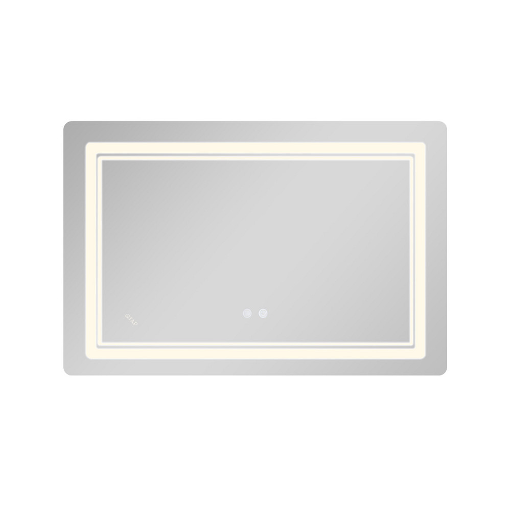Дзеркало Qtap Cardinal (CA2) 800х600 з LED-підсвіткою Touch, з антизапотіванням, з димером, темп. кольору (3000-6500K) Reverse Київ - фото 6