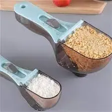 Регулируемые пластиковые мерные ложки 2 штуки Adjustable measuring spoon Коломия - фото 7
