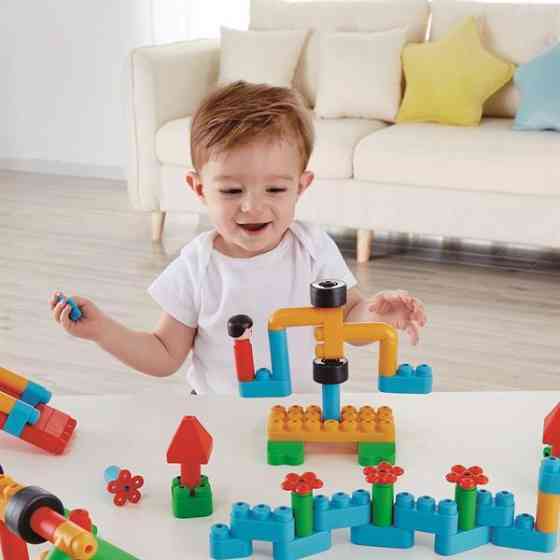 Конструктор PolyM Ігровий майданчик 110 деталей (760011) Харків