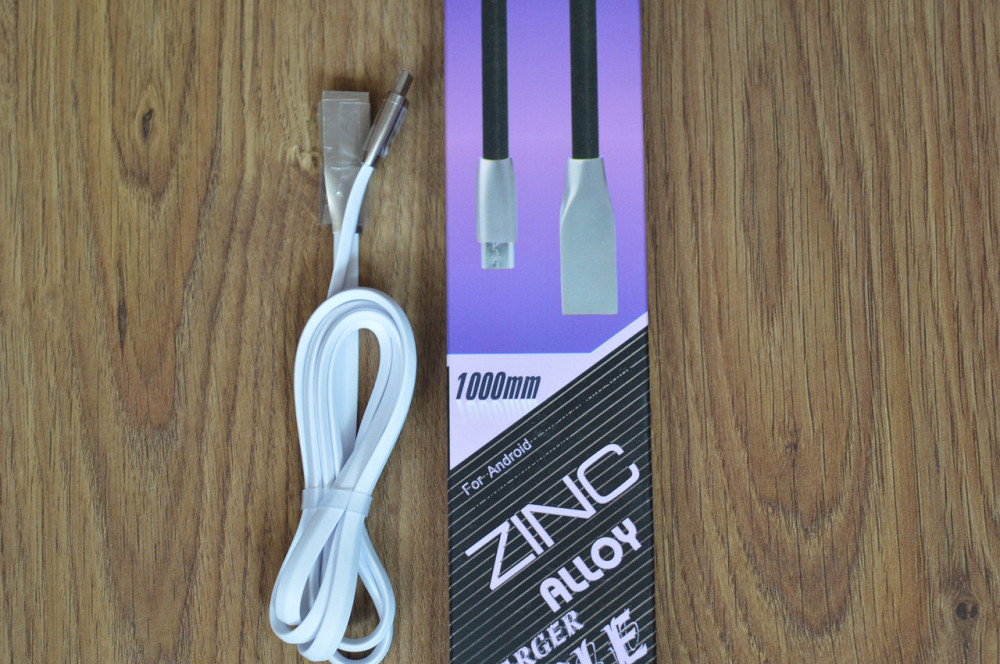 Кабель E-cable Micro USB — USB Flat Series білий 1 м Полтава - фото 1