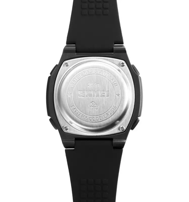 Годинник чоловічий наручний Skmei 2091 (Чорний/Золото/Білий) Вінниця - фото 7