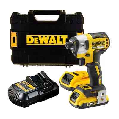 Шуруповерт DeWALT 18V XR Li-Ion, 2x2Ah, бесщеточный, 205 Нм, 3250 об/мин, кейс (DCF887D2) Винница